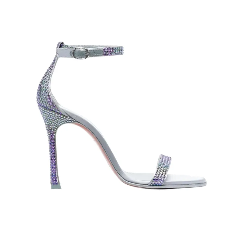 AMINA MUADDI One Strap Sandals Women's Gray-1