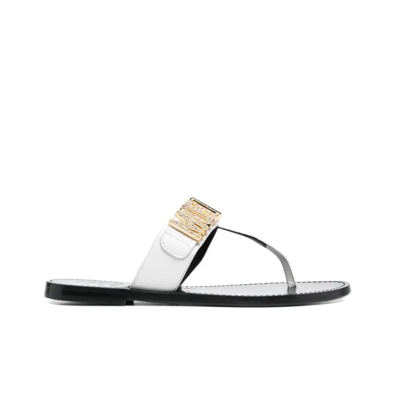 MOSCHINO Logo-lettering Flip-flops-1