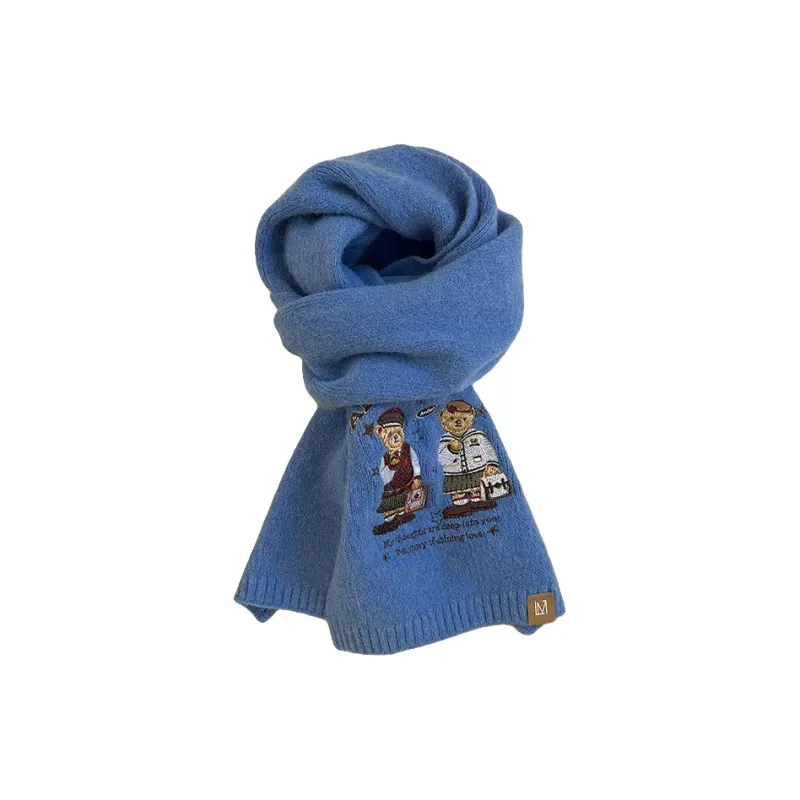 VIVIWELL Knit Scarves Unisex-8