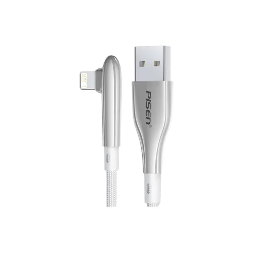 Pinsheng Elbow Cables 1.3/2.1m One Drag One Type-C To Lightning Extended Length 2m Shockproof Cables