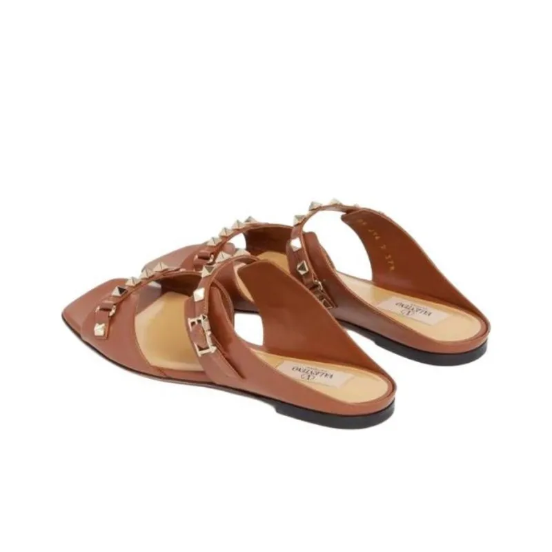 Valentino Garavani Rockstud Open Toe Sandals Women's-4