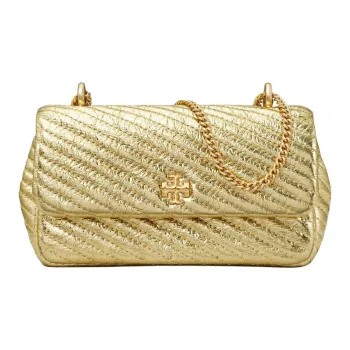 TORY BURCH Kira Leather Shoulder Bag Crossbody Bag Mini Women's Gold