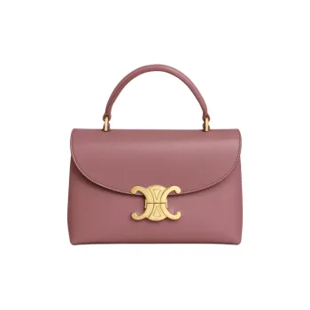CELINE Cow Leather Shoulder Bag, Crossbody Bag, Handbag Women's Vintage Rose