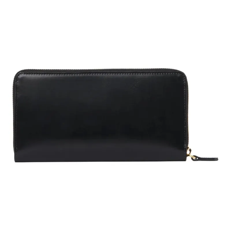 Chloe Bright Calfskin Wallet Women's Black-2
