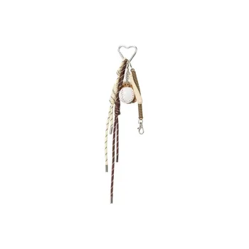 VANESSA HOGAN Microfiber/Fabric Pendants Unisex Brown