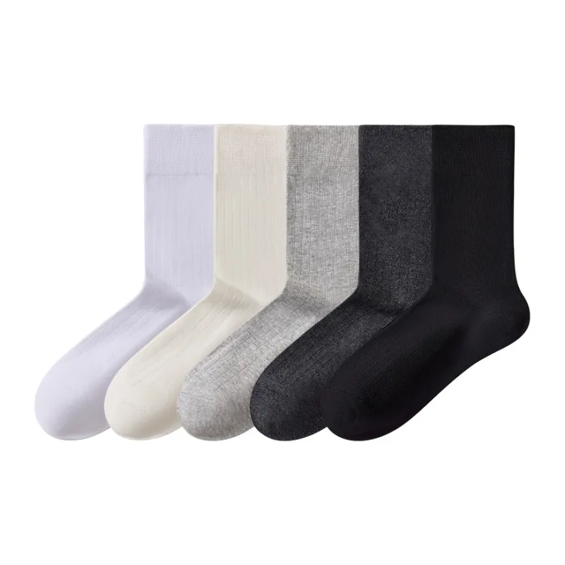Temooues Mid Calf Socks Women's Combo Set-19