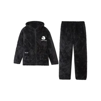Kerener Pajama Set Men's Charcoal Black