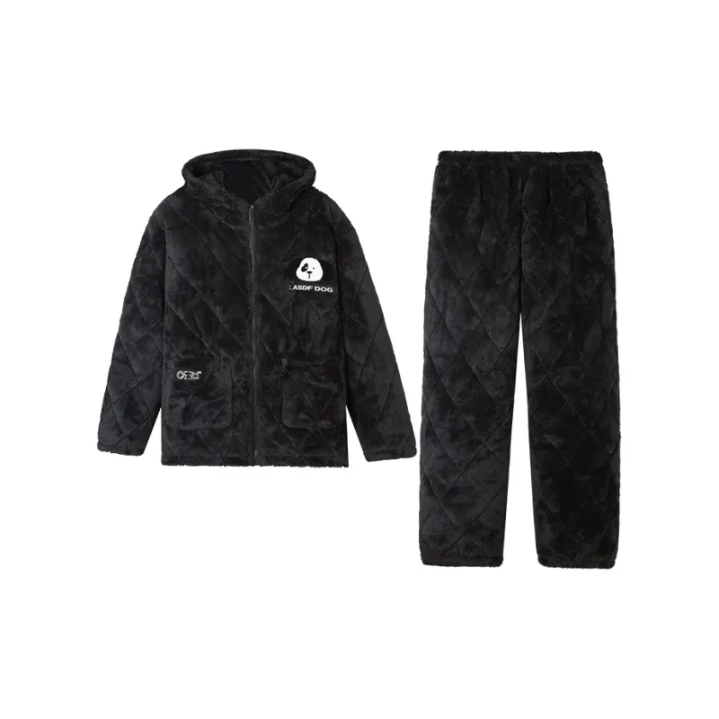 Kerener Pajama Set Men's Charcoal Black-0