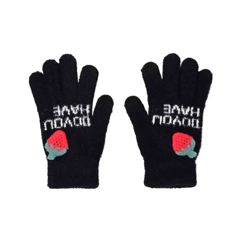 Yalu Cotton Knit Gloves Unisex Gift Box Set-3