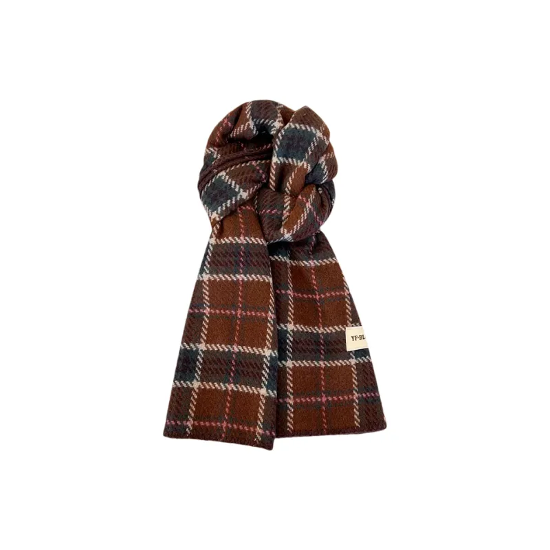 EEEENO Acrylic Knit Scarves Unisex-1