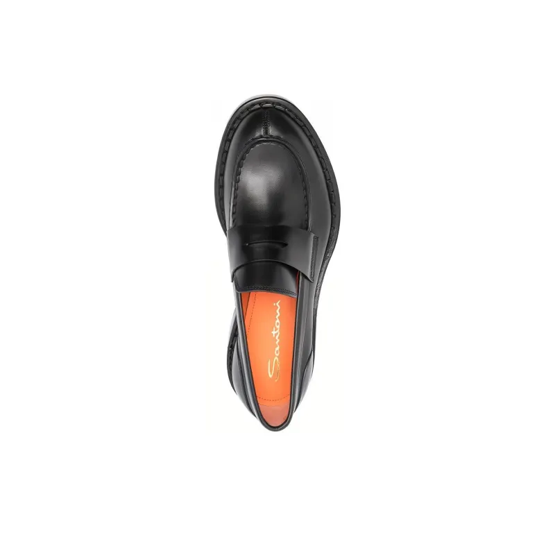 Santoni Alfie Round-toe Loafers-4