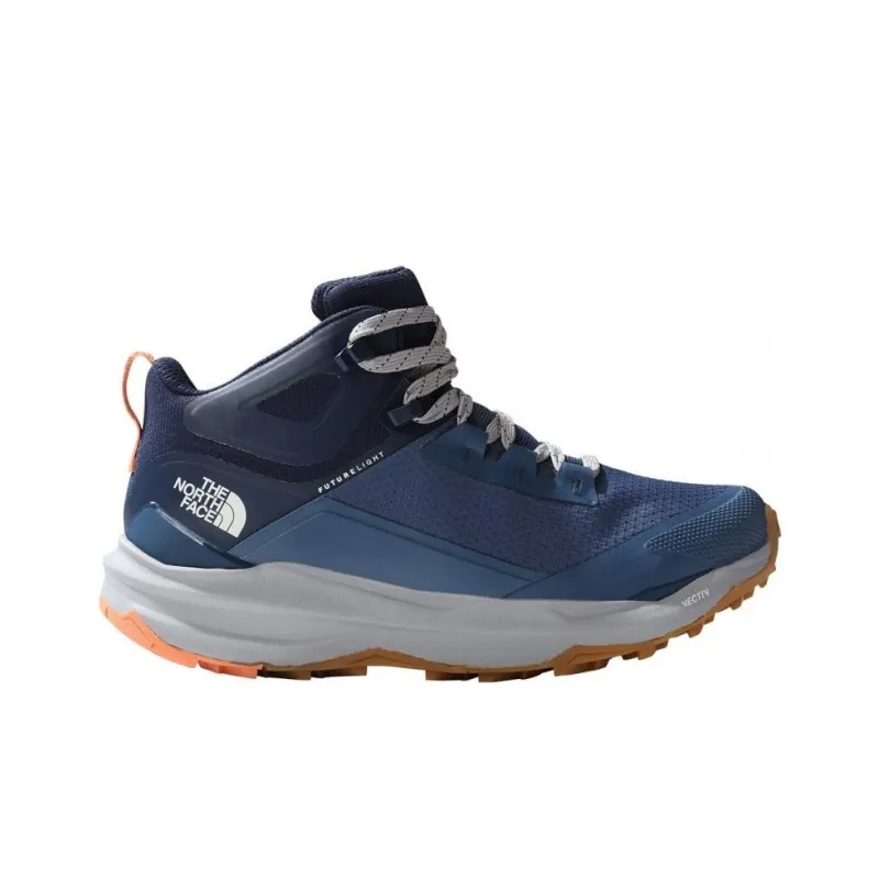 THE NORTH FACE Vectiv Exploris 2 Anti Slip Wear Resistant Mid Top Hiking Shoes Women's Blue-1