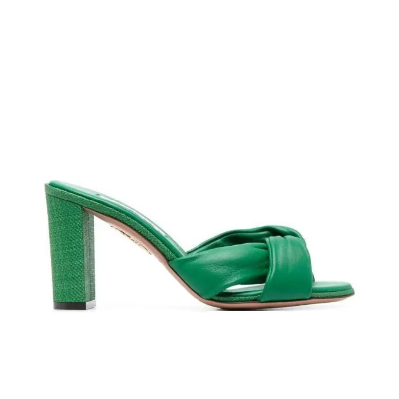 AQUAZZURA Olie 85mm Leather Sandals Women's-1