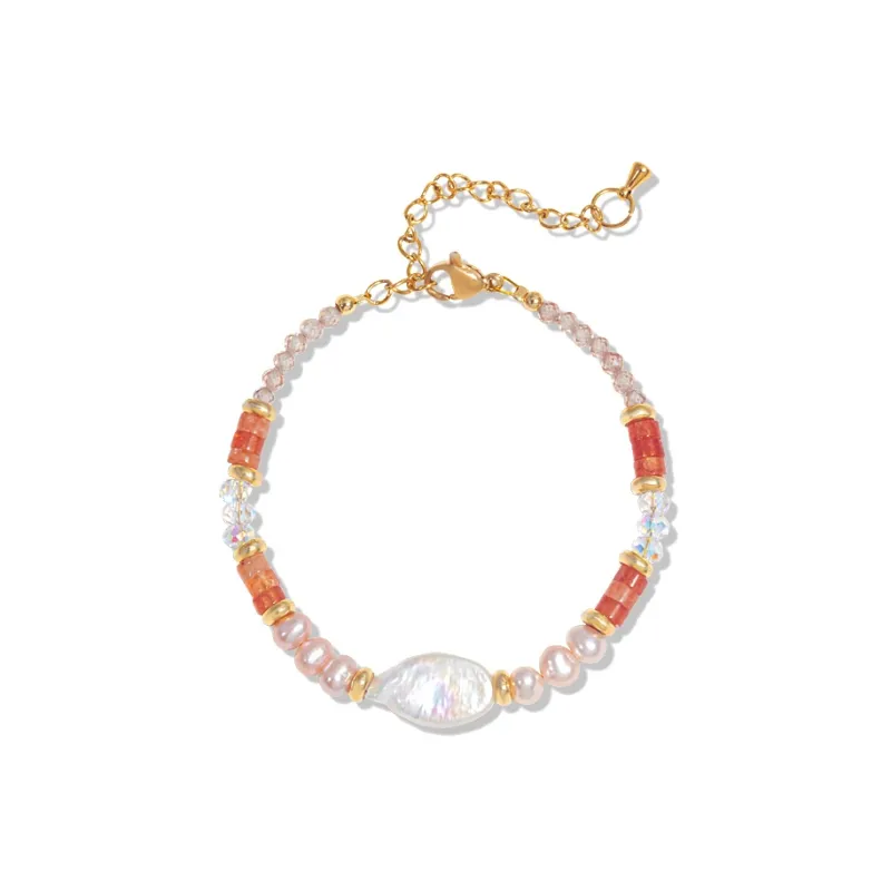 Taste The Color Freshwater Pearl Bracelets Women's-0