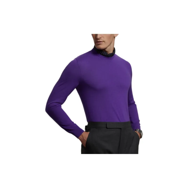 Ralph Lauren Purple Label FW24 Cashmere Sweater Men's Purple-2