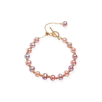 HAPPY BEAN Freshwater Pearl Bracelets Women's