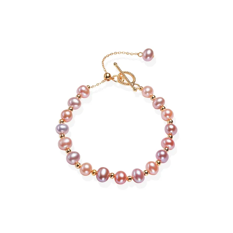HAPPY BEAN Freshwater Pearl Bracelets Women's-0