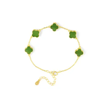 Artisan Lock Heart Jade Hetian Jade Bracelets Jasper Women's