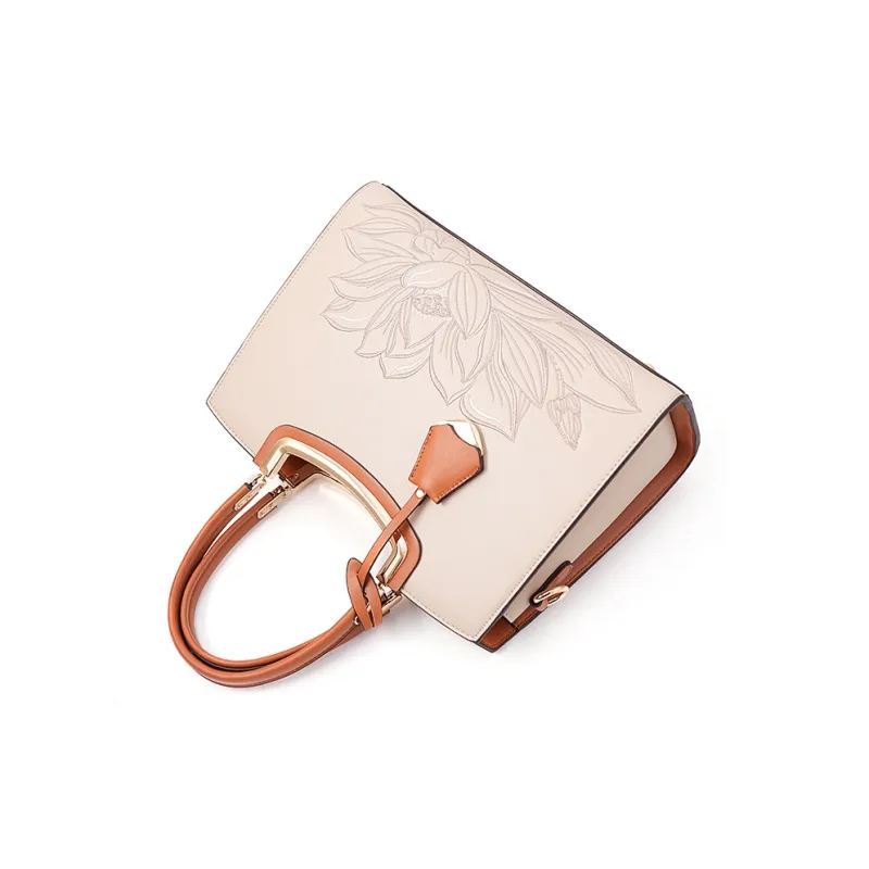 Vigno Synthetic Leather Mommy Bag Crossbody Handbag Regular Women's Apricot/Blue-38