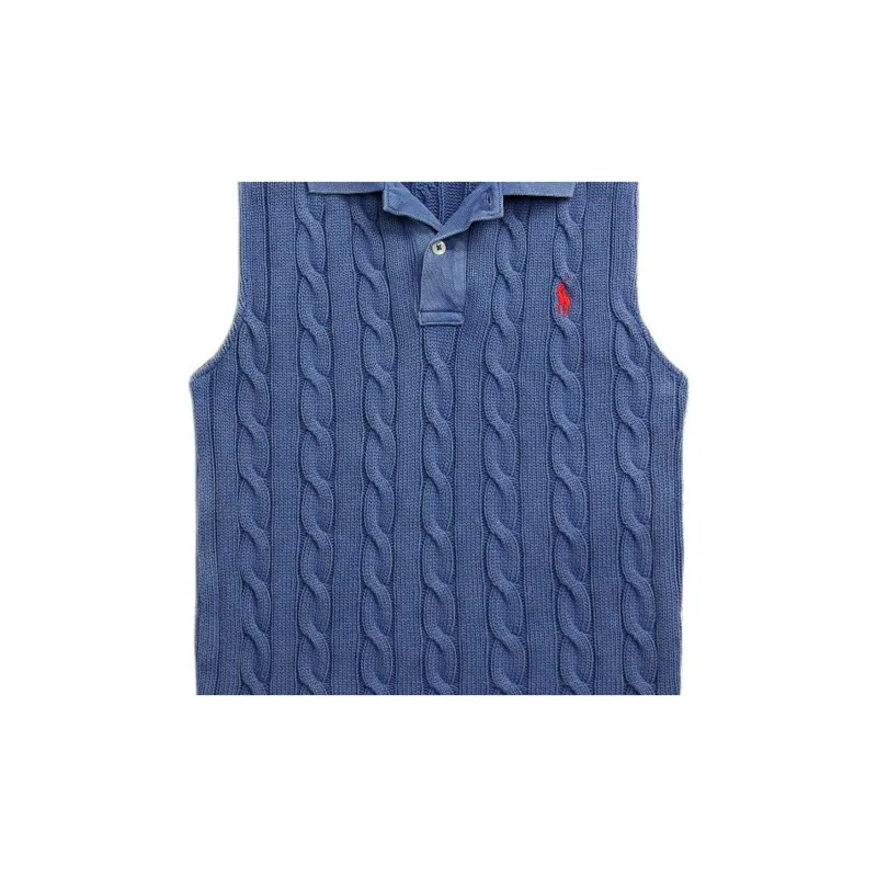 Polo Ralph Lauren Cable knit Cotton Polo Top-5