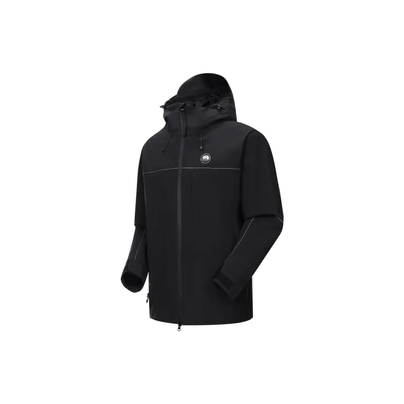 Panda Carefree Play Series Warm Breathable Water Resistant Rainproof Windproof Windbreaker Jacket Unisex-20