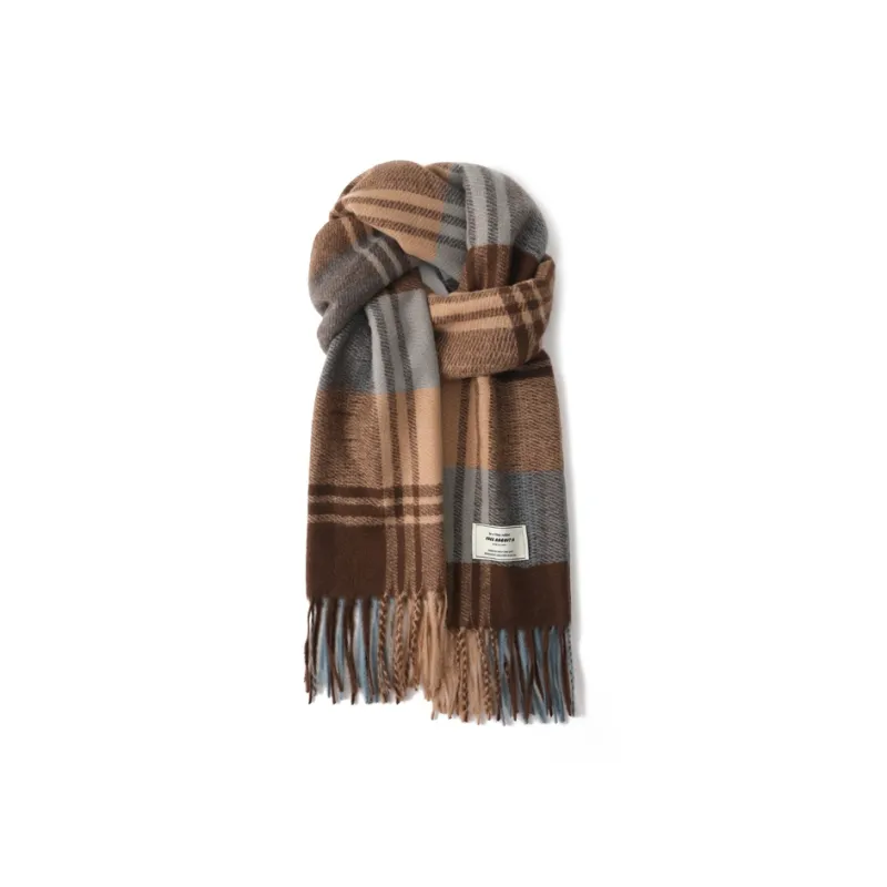 FREE RABBITⅡ Fall And Winter British Versatile Warm Cold Resistant Shawl Scarf Unisex-8