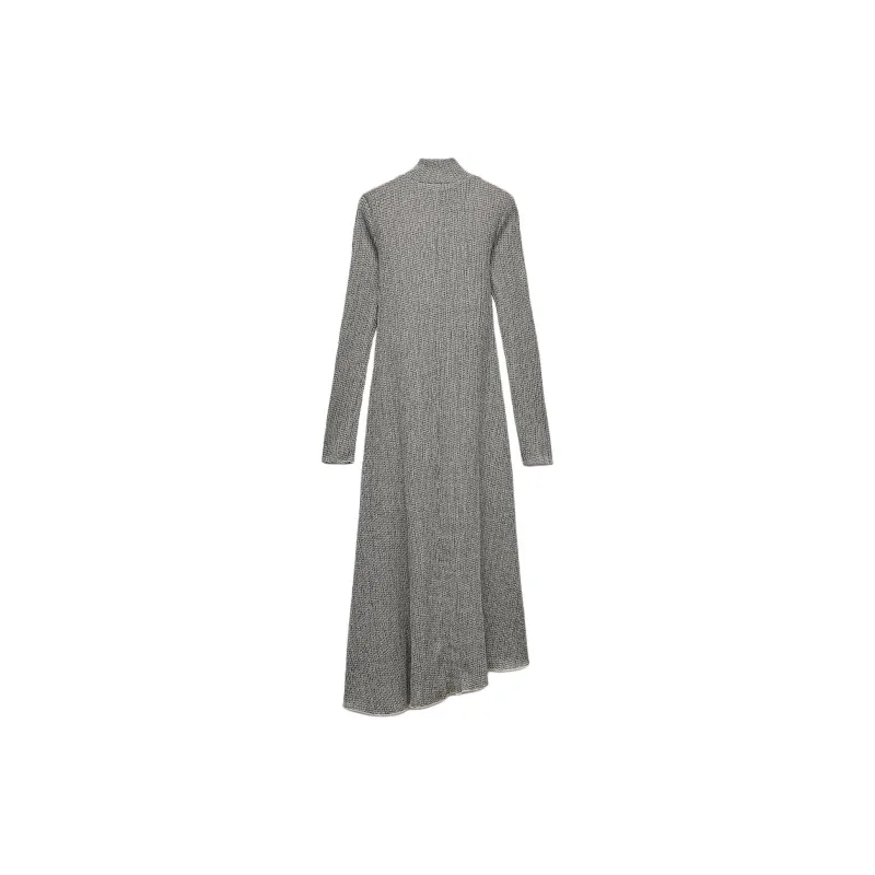 ZARA Long-Sleeved Dresses Women's Gray-1