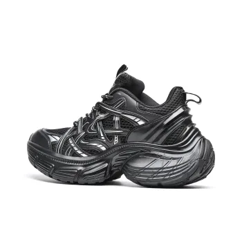 ORD Impact Resistant Wear Resistant Lightweight Breathable Slip Resistant Low Top Chunky Sneakers Unisex