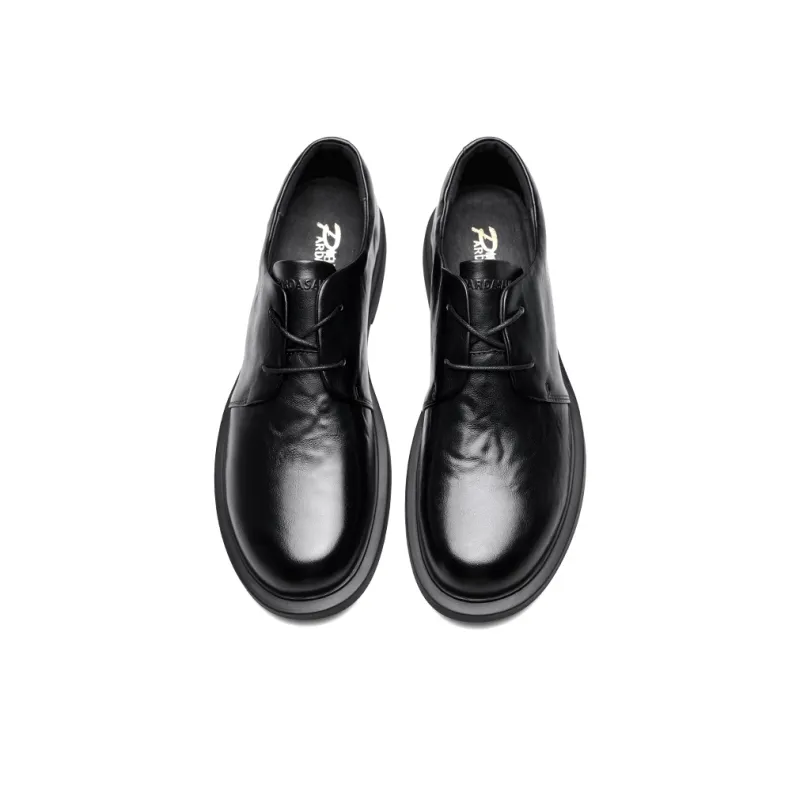 PARDASAUL Men's Casual Shoes Men Low Top Black/Brown-3