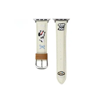 LOVINGCOOL Apple Compatibility Watch Band Genuine Leather Material