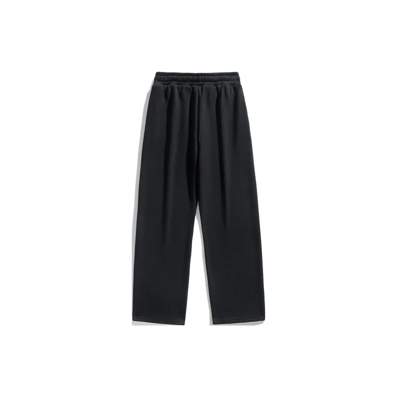 FONDLOOK Casual Pants Unisex Black-1