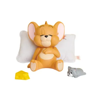 VGT VERY GOOD TOYS Warner Bros Tom And Jerry Characters, Sleeping Jerry And Little Tom Cheese Chibi Figures