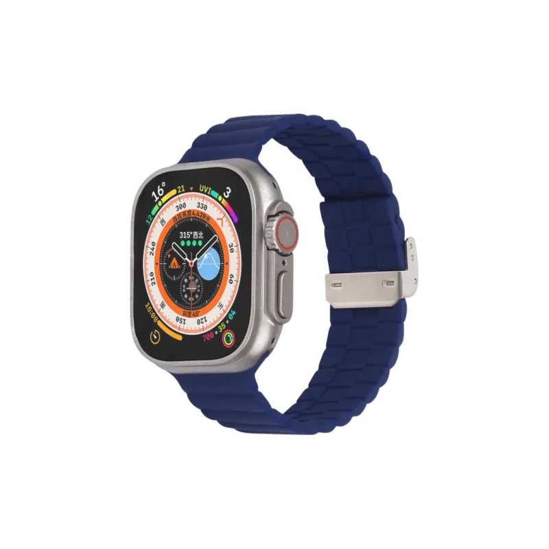 Cuttlefish Grid Watch Band Apple Compatibility Silicone Material-13