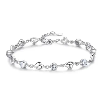 MISS TOOYA Sterling Silver Bracelets Women's