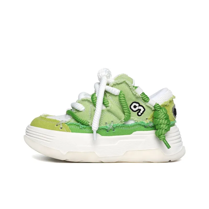 CN Skate Skateboard Shoes Unisex Low Top Green-0