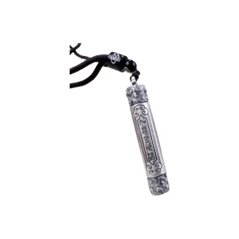 Stone Edge Poly 999 Fine Silver Foot Silver Pendants Unisex