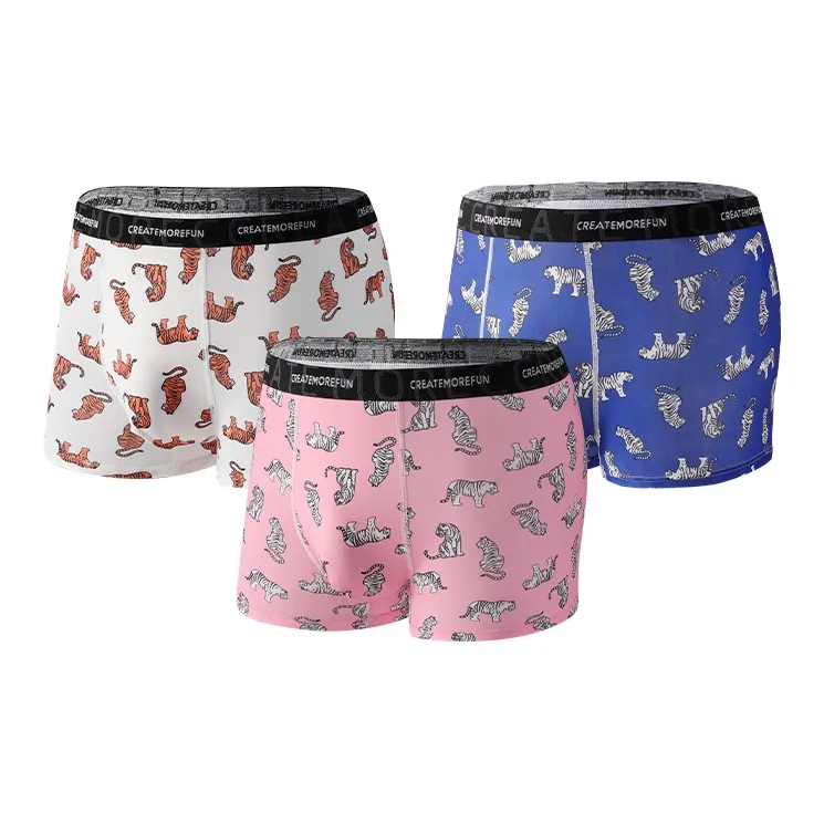 Qiao Ni Tong Underpants Men's 3 Pack-2