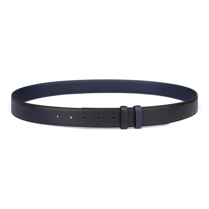CATELLES Top Grain Cow Leather Headless Belt Men's 3.5cm-19