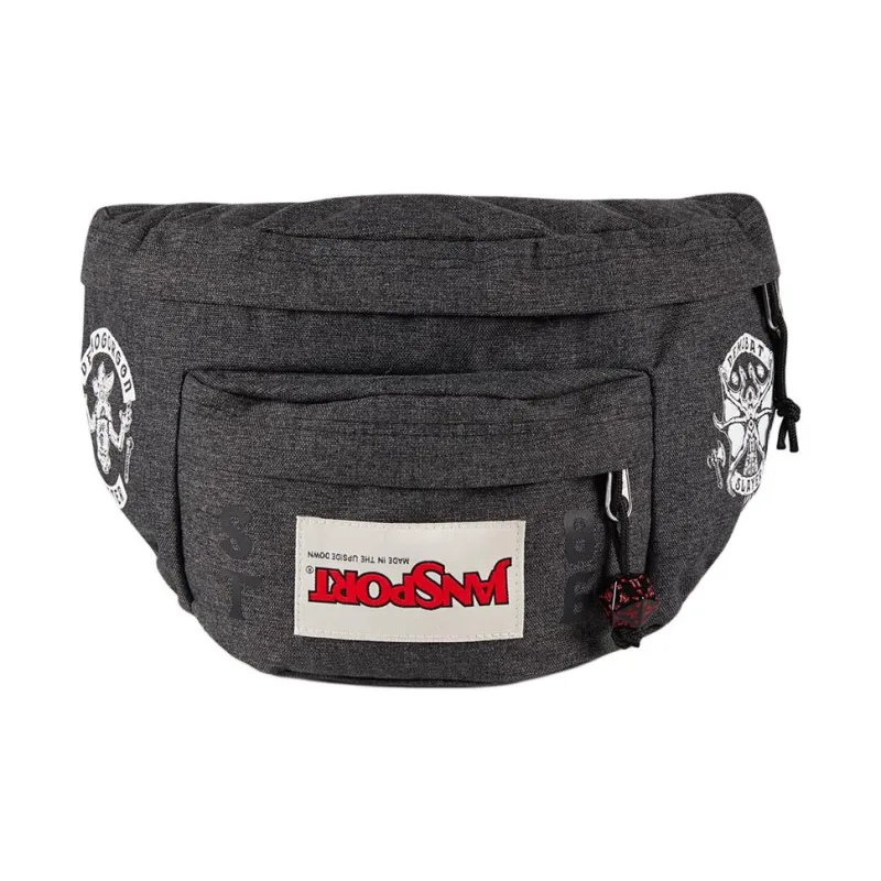 JanSport Netflix STRANGER THINGS Stranger Things Collaboration Polyester Fanny Pack Regular Unisex Black Gray Color-4