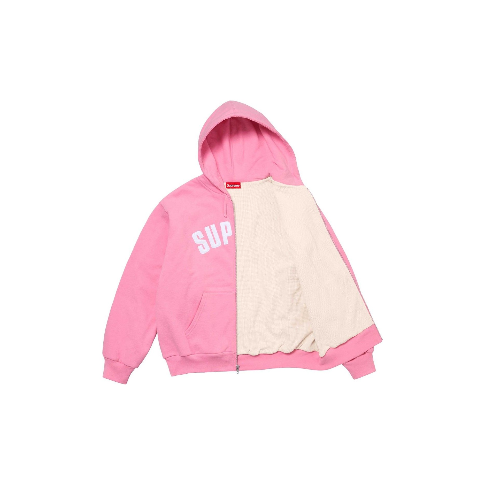 Supreme Arc Thermal Zip Up Hooded Sweatshirt - POIZON