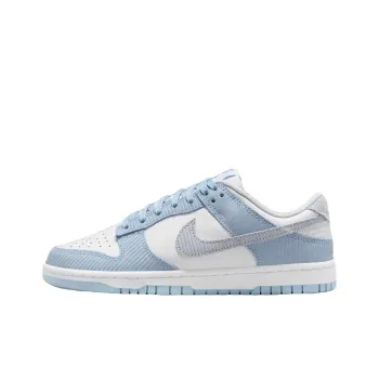 Nike Dunk Anti Slip Wear Resistant Low Top Skateboard Shoes Unisex White Blue