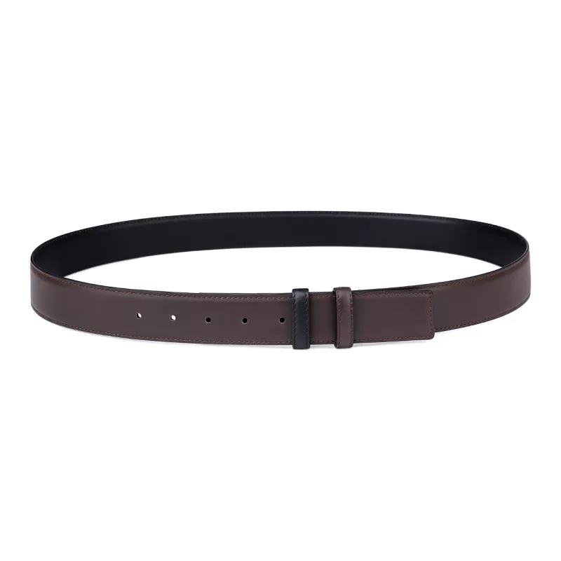 CATELLES Top Grain Cow Leather Headless Belt Men's 3.5cm-14