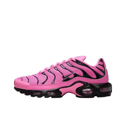 Nike Air Max Plus Anti Slip Wear Resistant Low Top Casual Running Shoes Women's Pink Black