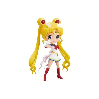 BANPRESTO QPOSKET Collection Glasses Factory Sailor Moon Super Sailor Moon Chibi Figures
