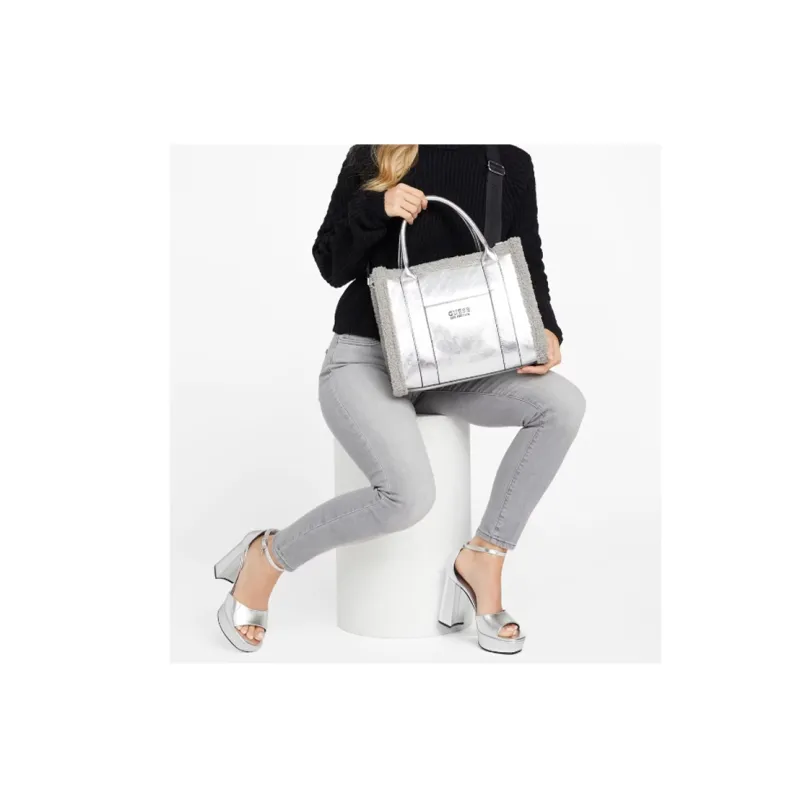 GUESS Handbags Metallic Silver-3