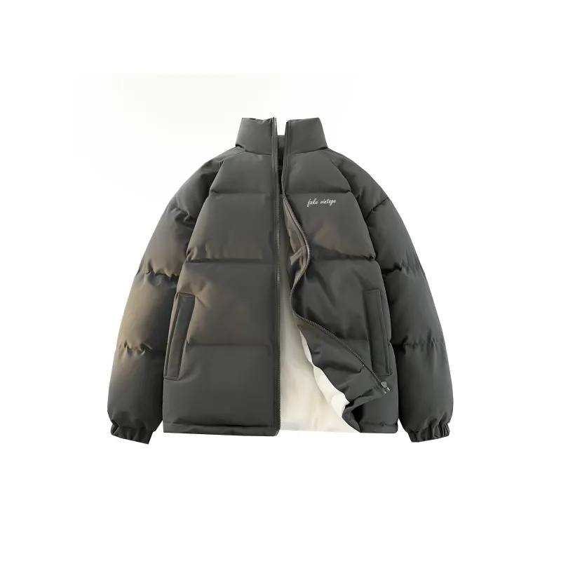 FAKE VINTAGE Puffer Jacket Unisex-6