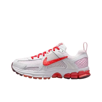 Nike Air Zoom Vomero 5 Anti Slip Wear Resistant Low Top Kids' Running Shoes White Red Teenagers