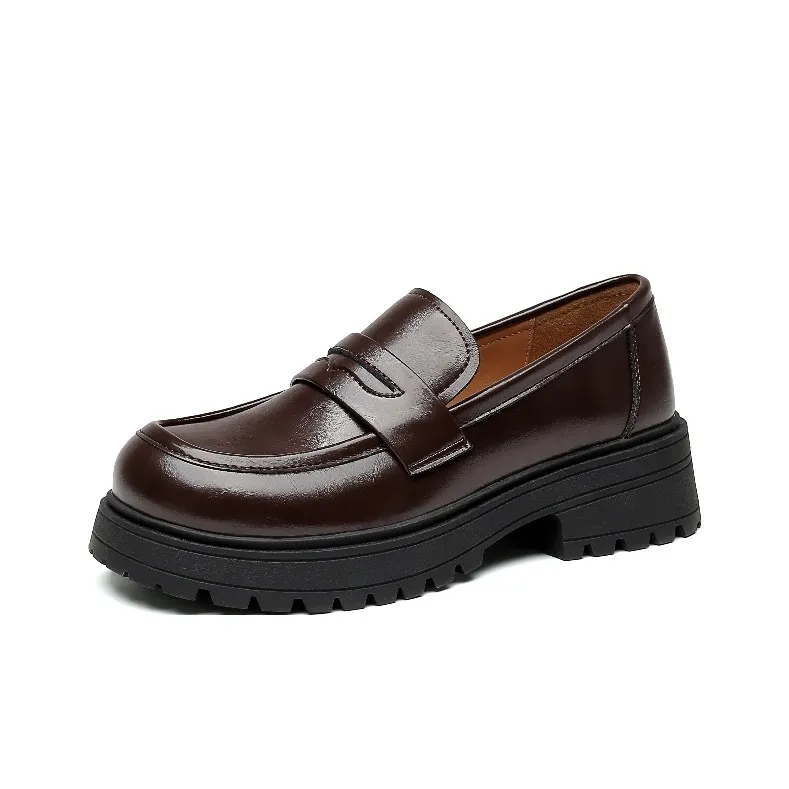 DUSTO Loafers Women's Black/Beige/Coffee-9