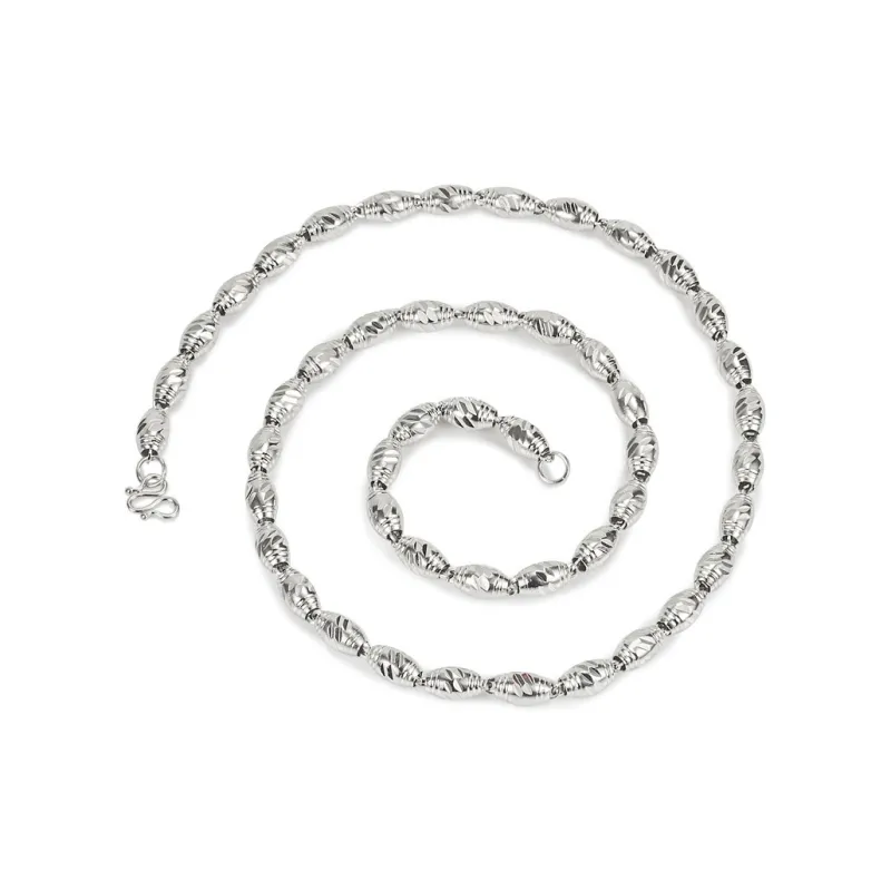 BKBU 990 Foot Silver Necklaces Unisex-0