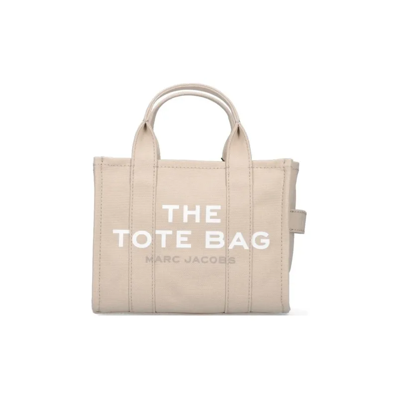 MARC JACOBS Cotton Tote Bag Shopping Bag Handbag Mini Women's Beige-1